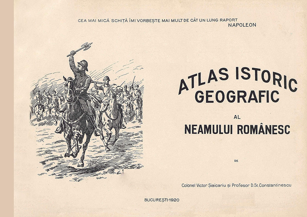 Atlas geografic Romania 1920