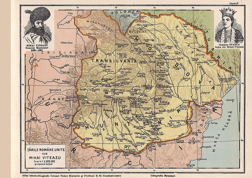 Lucrarea Atlas Istoric si geografic Romanesc