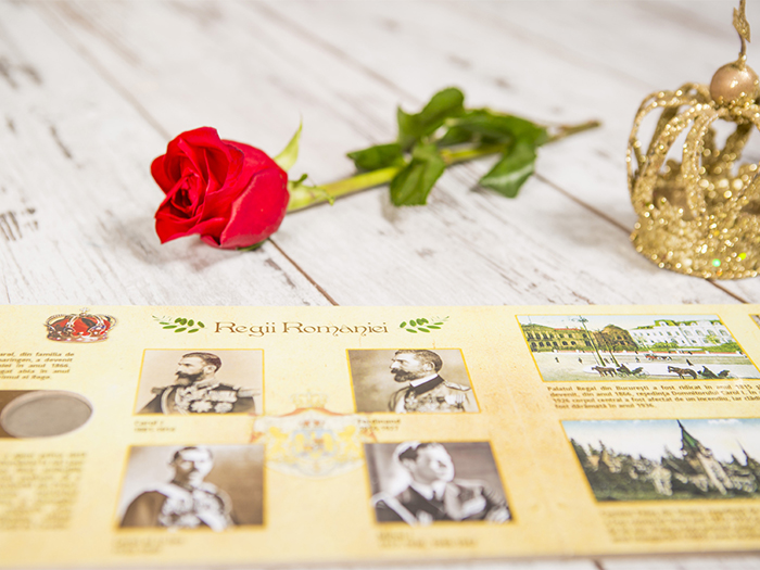 Cadou elegant timbru si moneda istorica Cadou elegant timbru si moneda istorica